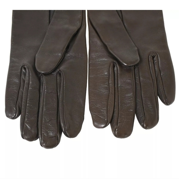 HERMES H Logo Leather Gloves! - Picture 3 of 9